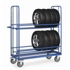 Tyre trolley 4596 - 400 kg, with 2 platforms